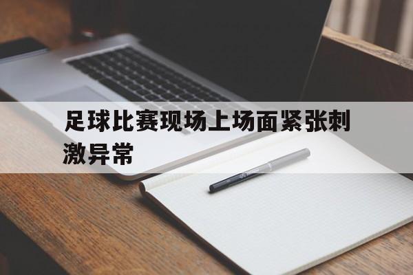 足球比赛现场上场面紧张刺激异常